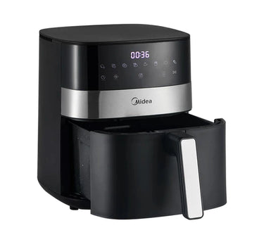 Freidora sin Aceite MIDEA 1700W Gran Capacidad de 6 LITROS, 8 Programas y Tecnología de Aire FluidMAX